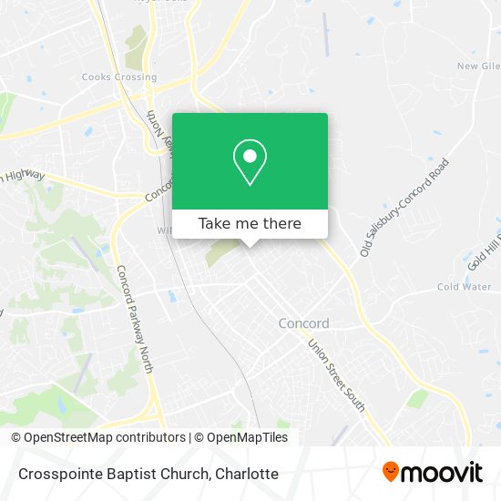 Mapa de Crosspointe Baptist Church