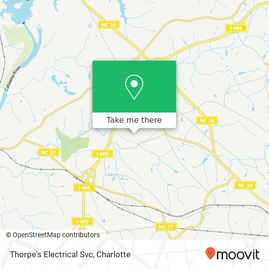 Thorpe's Electrical Svc map