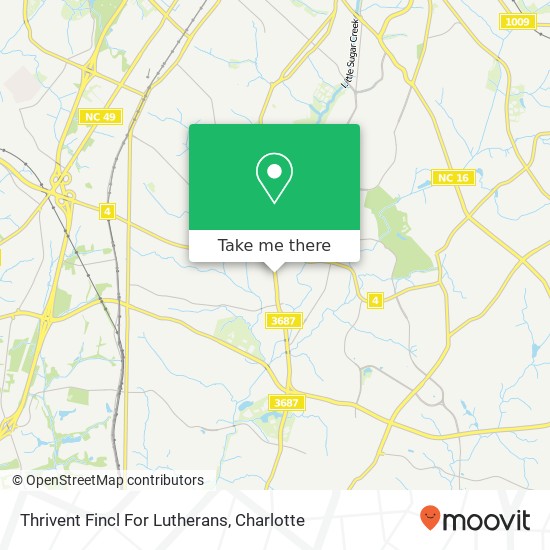Thrivent Fincl For Lutherans map