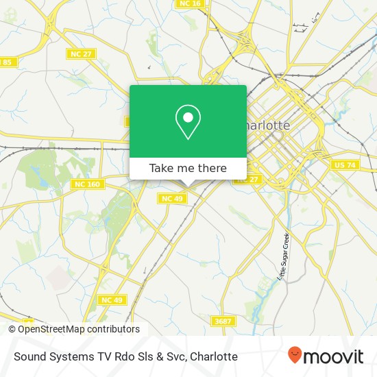 Mapa de Sound Systems TV Rdo Sls & Svc