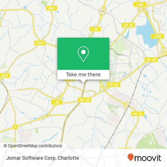 Jomar Software Corp map