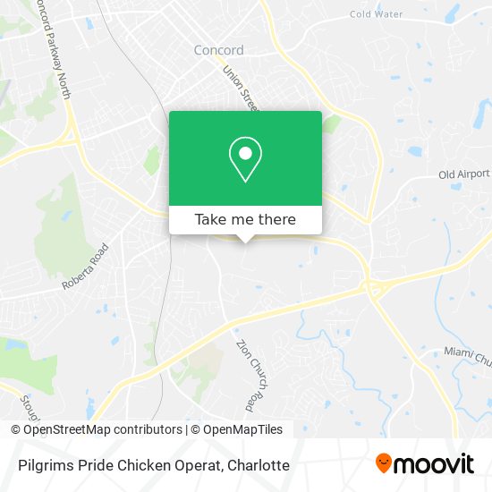 Pilgrims Pride Chicken Operat map