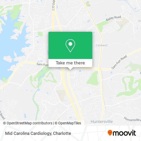 Mid Carolina Cardiology map