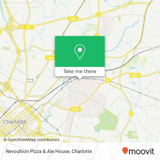 Mapa de Revoultion Pizza  & Ale House