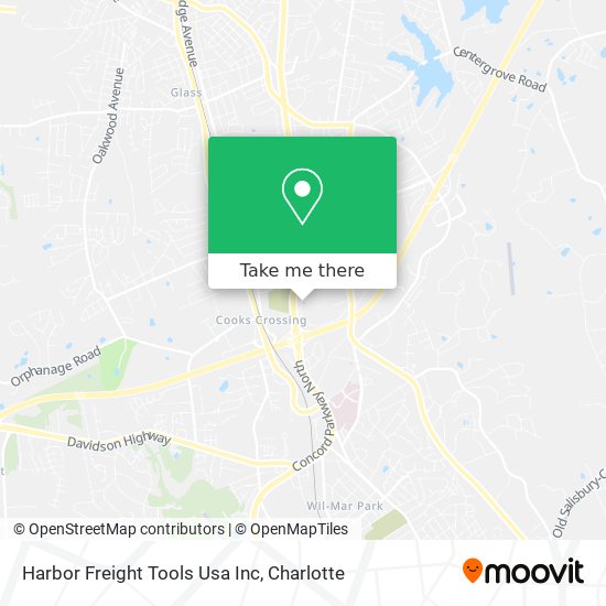Mapa de Harbor Freight Tools Usa Inc
