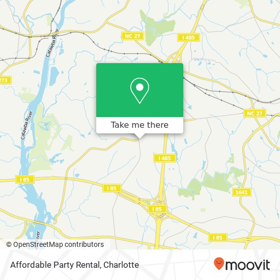 Affordable Party Rental map