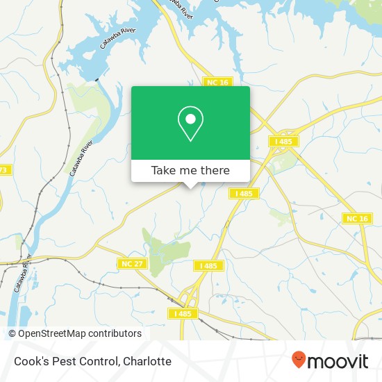 Cook's Pest Control map