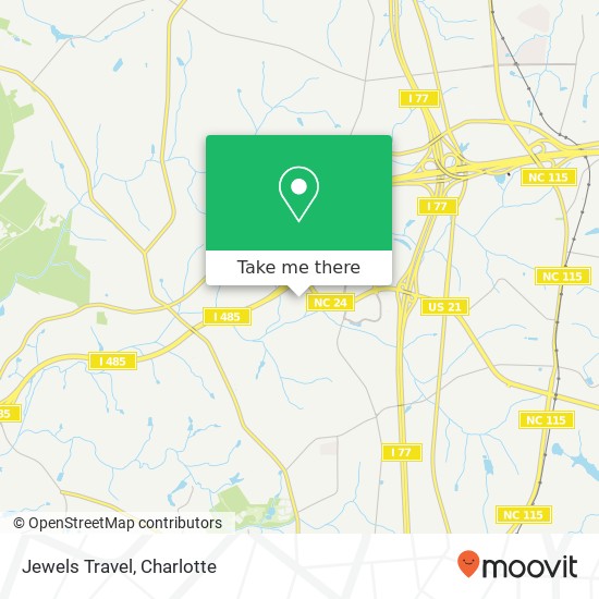 Jewels Travel map