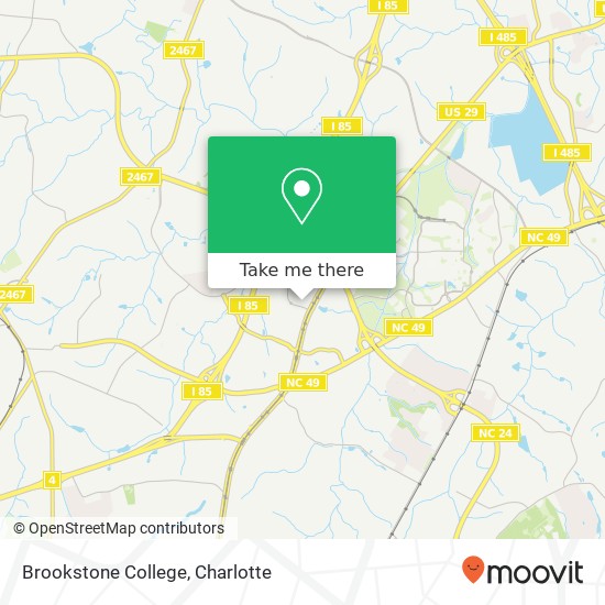 Brookstone College map