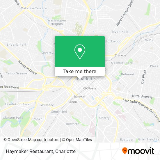 Haymaker Restaurant map