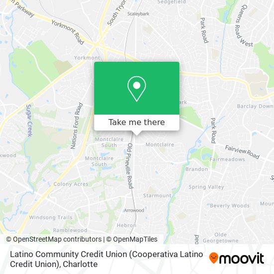 Latino Community Credit Union map