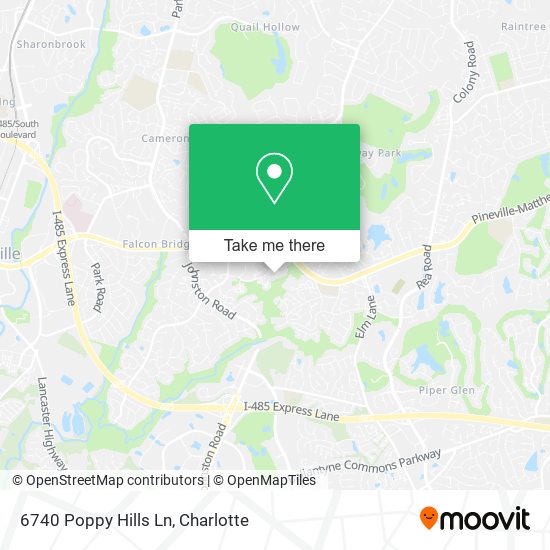 6740 Poppy Hills Ln map