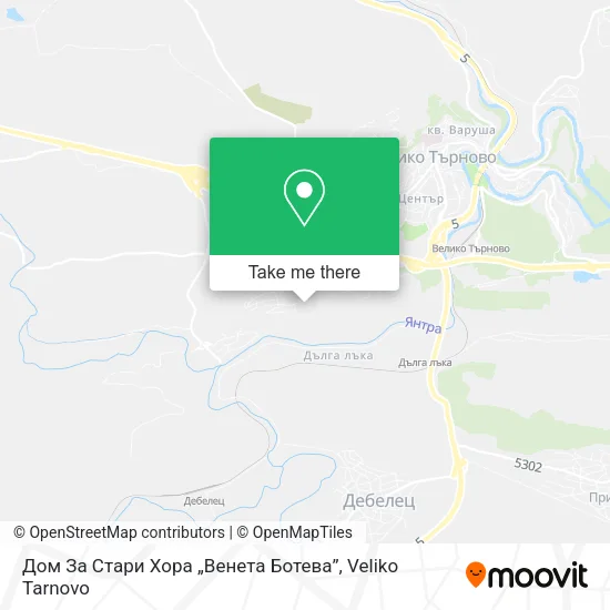 Карта Дом За Стари Хора „Венета Ботева”