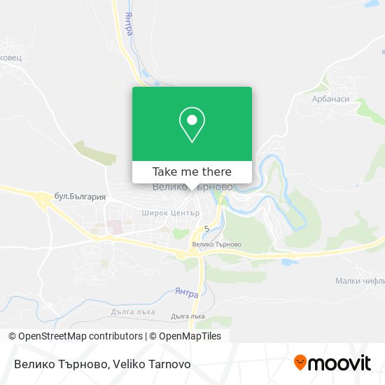 Велико Търново map