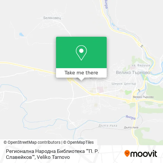 Регионална Народна Библиотека ""П. Р. Славейков"" map