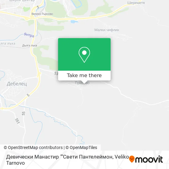 Девически Манастир ""Свети Пантелеймон map
