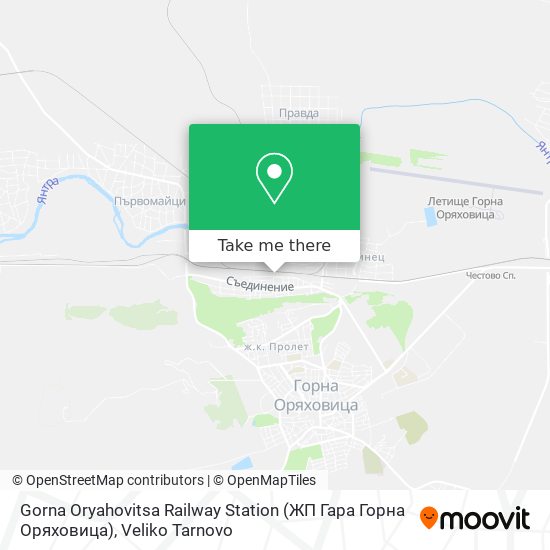 Gorna Oryahovitsa Railway Station (ЖП Гара Горна Оряховица) map