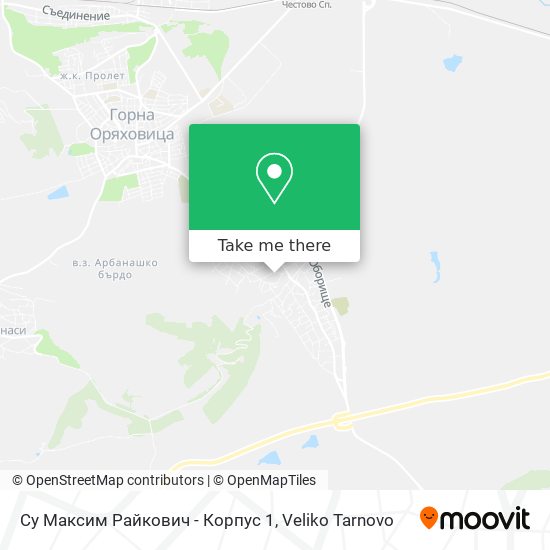 Карта Су Максим Райкович - Корпус 1