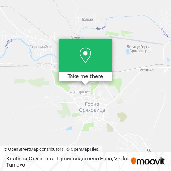 Карта Колбаси Стефанов - Производствена База