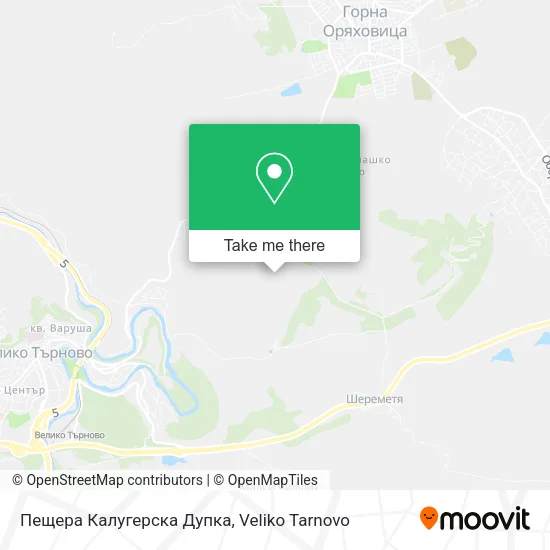 Пещера Калугерска Дупка map