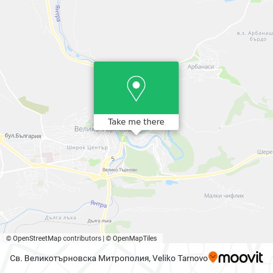 Св. Великотърновска Митрополия map