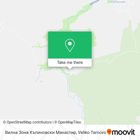 Карта Вилна Зона Къпиновски Манастир