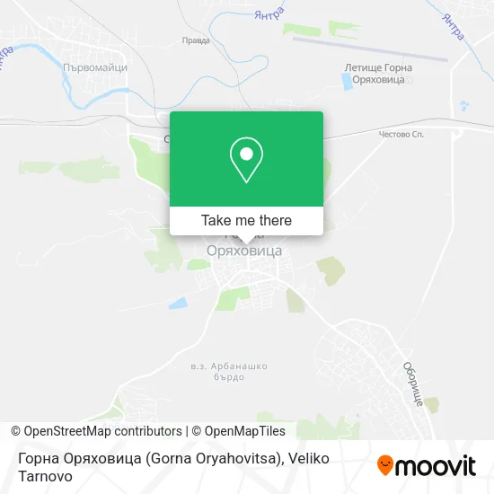 Карта Горна Оряховица (Gorna Oryahovitsa)
