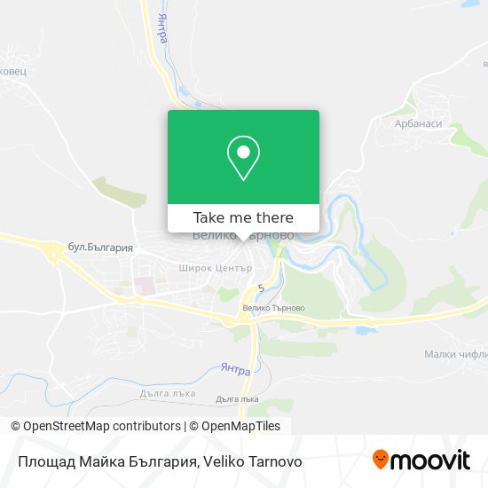Площад  Майка България map