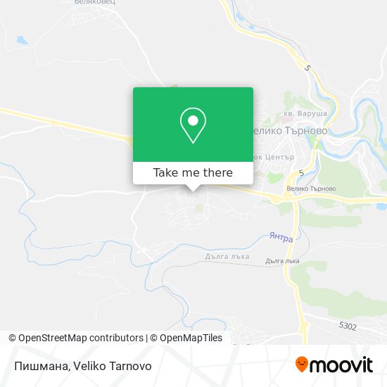 Пишмана map