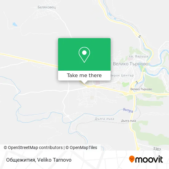 Общежития map
