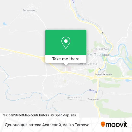 Денонощна аптека  Асклепий map
