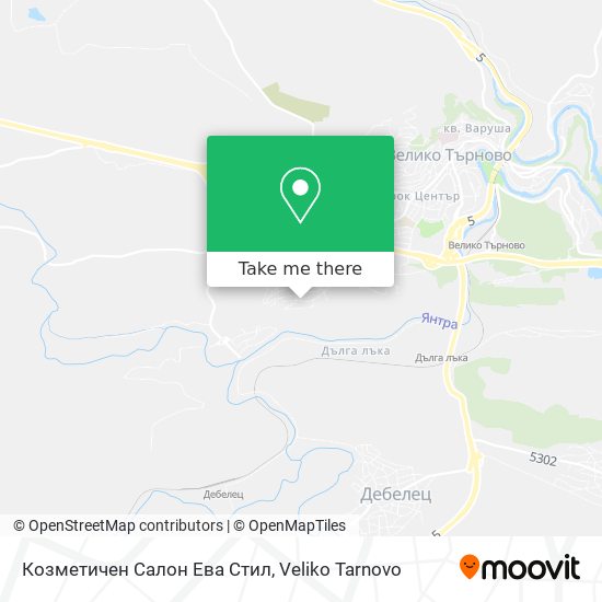 Козметичен Салон Ева Стил map