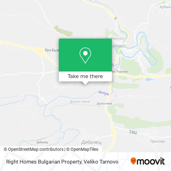 Right Homes Bulgarian Property map