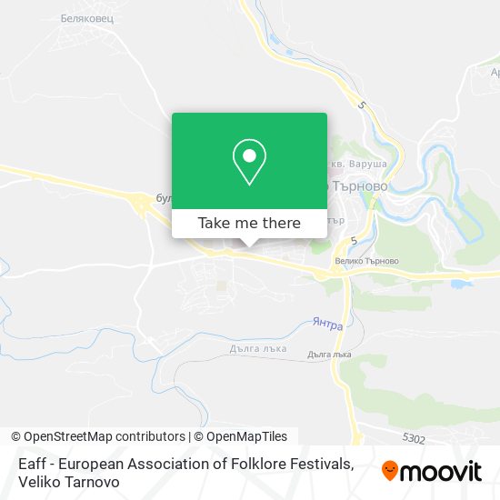 Eaff - European Association of Folklore Festivals map