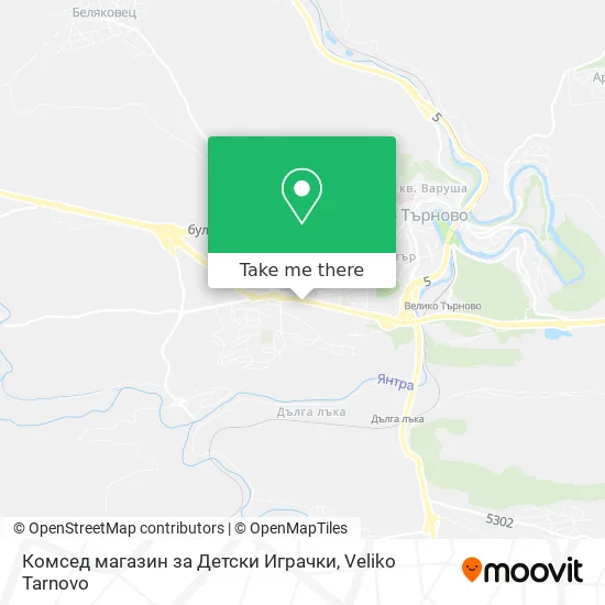 Комсед магазин за Детски Играчки map