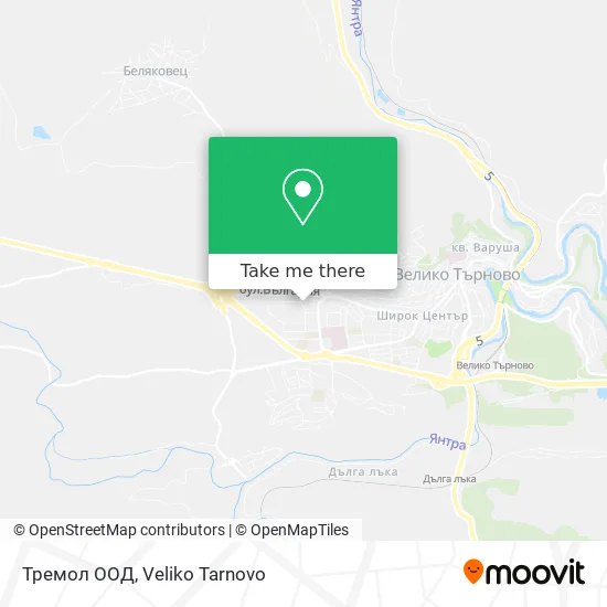 Тремол ООД map