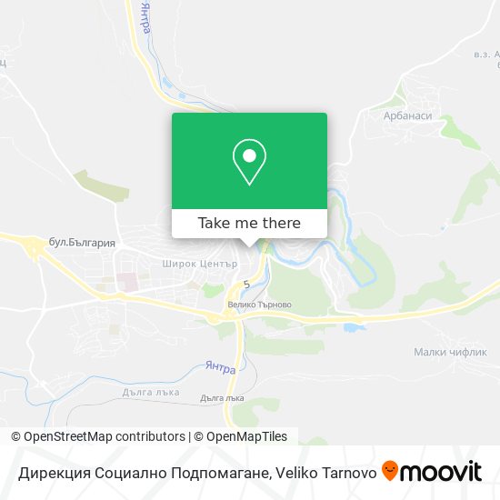 Дирекция Социално Подпомагане map