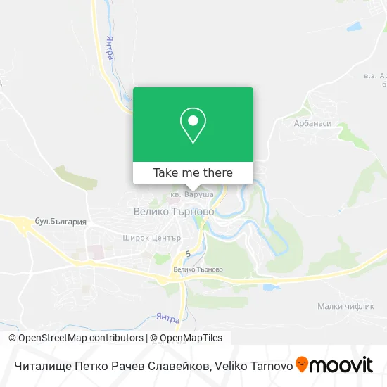 Читалище Петко Рачев Славейков map