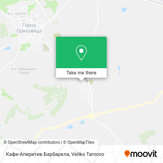 Карта Кафе-Аперитив Барбарела