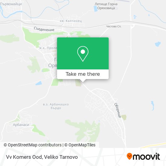Vv Komers Ood map