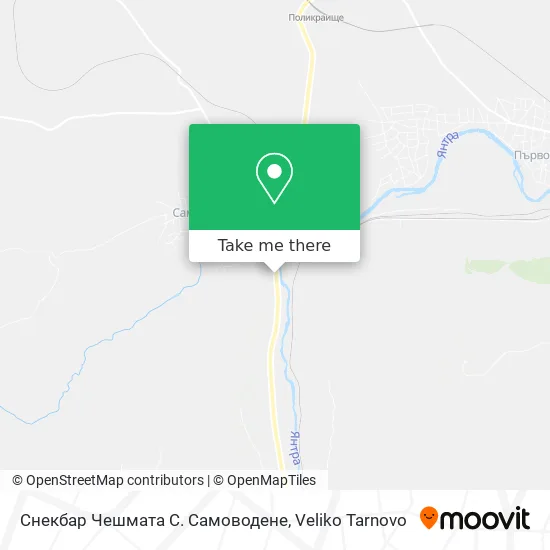 Снекбар Чешмата С. Самоводене map