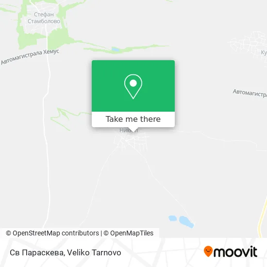 Св Параскева map