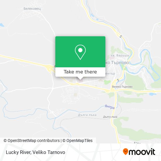 Lucky River map