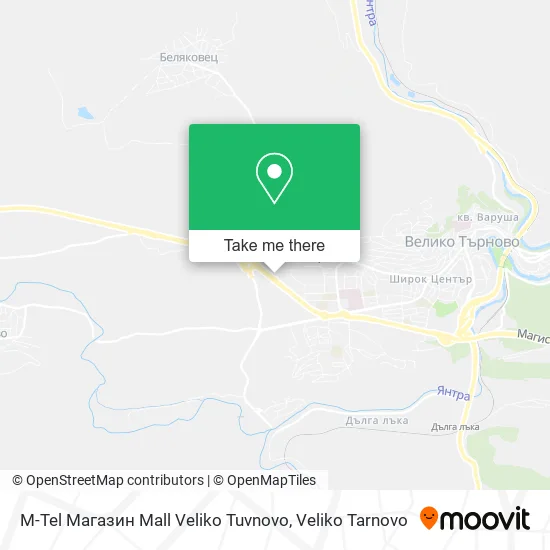 Карта M-Tel Магазин Mall Veliko Tuvnovo