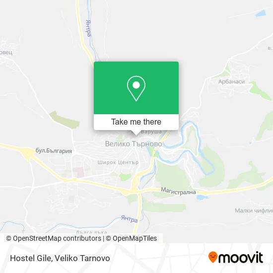 Hostel Gile map