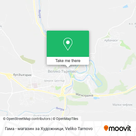 Гама - магазин за Художници map