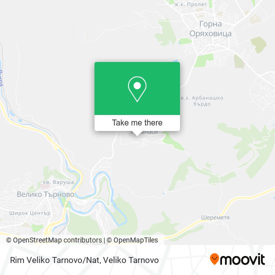 Rim Veliko Tarnovo/Nat map