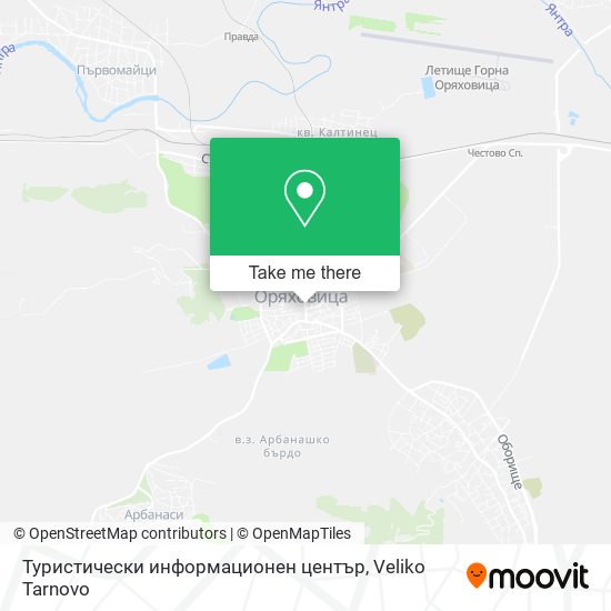 Карта Туристически информационен център