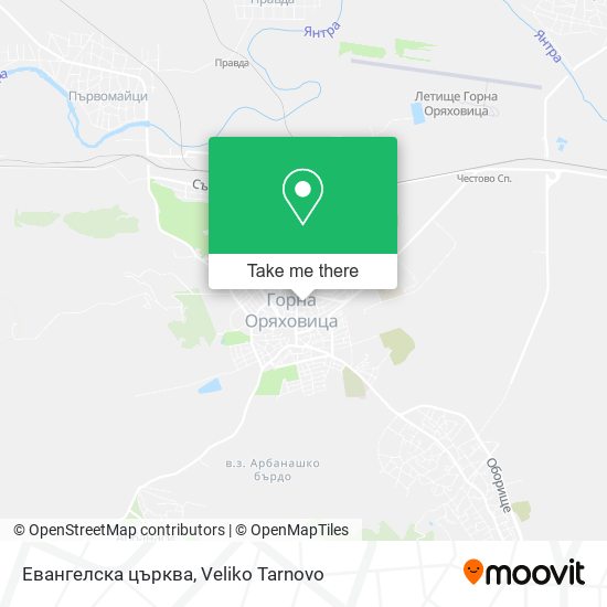 Евангелска църква map