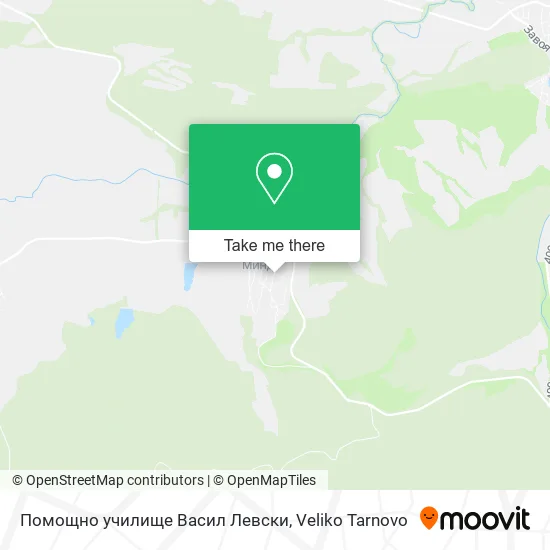 Карта Помощно училище Васил Левски